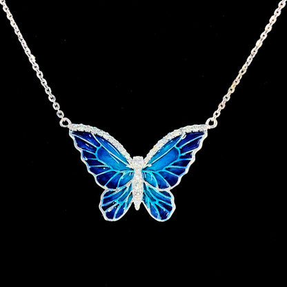 Colours of Freedom Butterfly Necklace