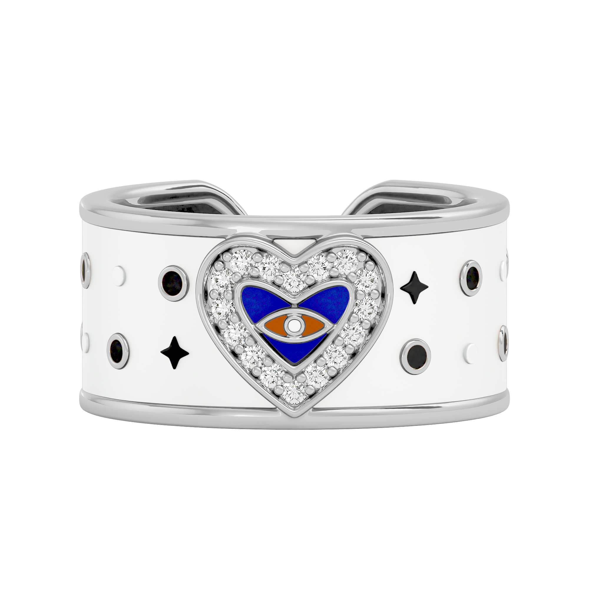 Mystic Heartguard Diamond Band  | The Jewellery Lab